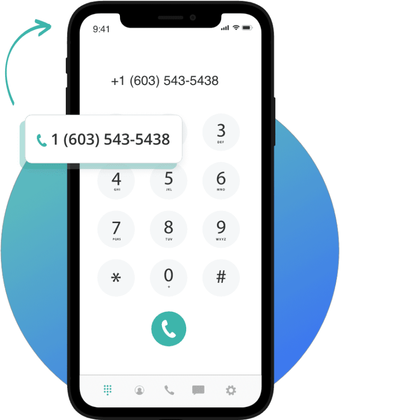 Transfer your existing number